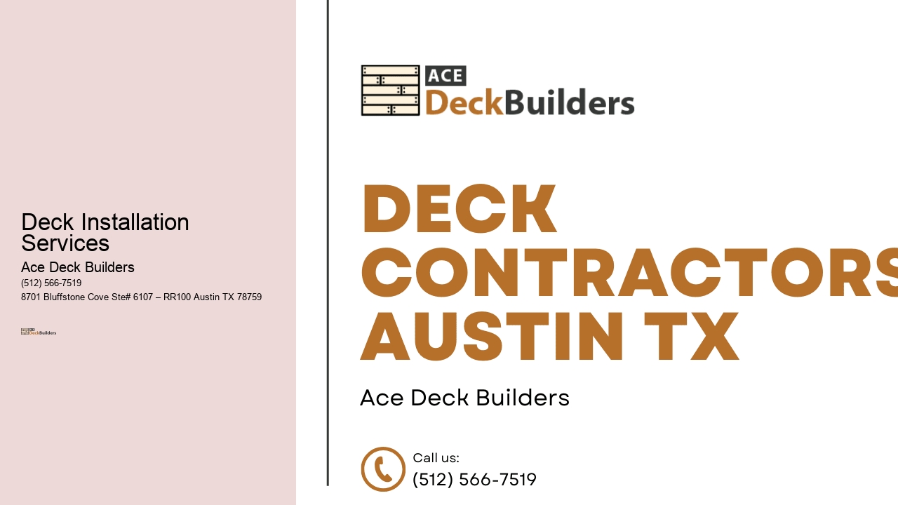 Deck Installation Services 