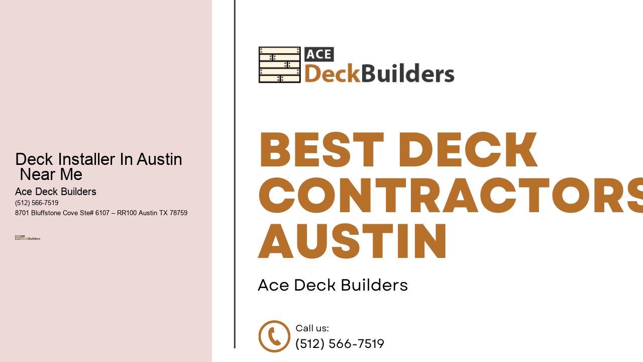 Deck Installer In Austin  Near Me