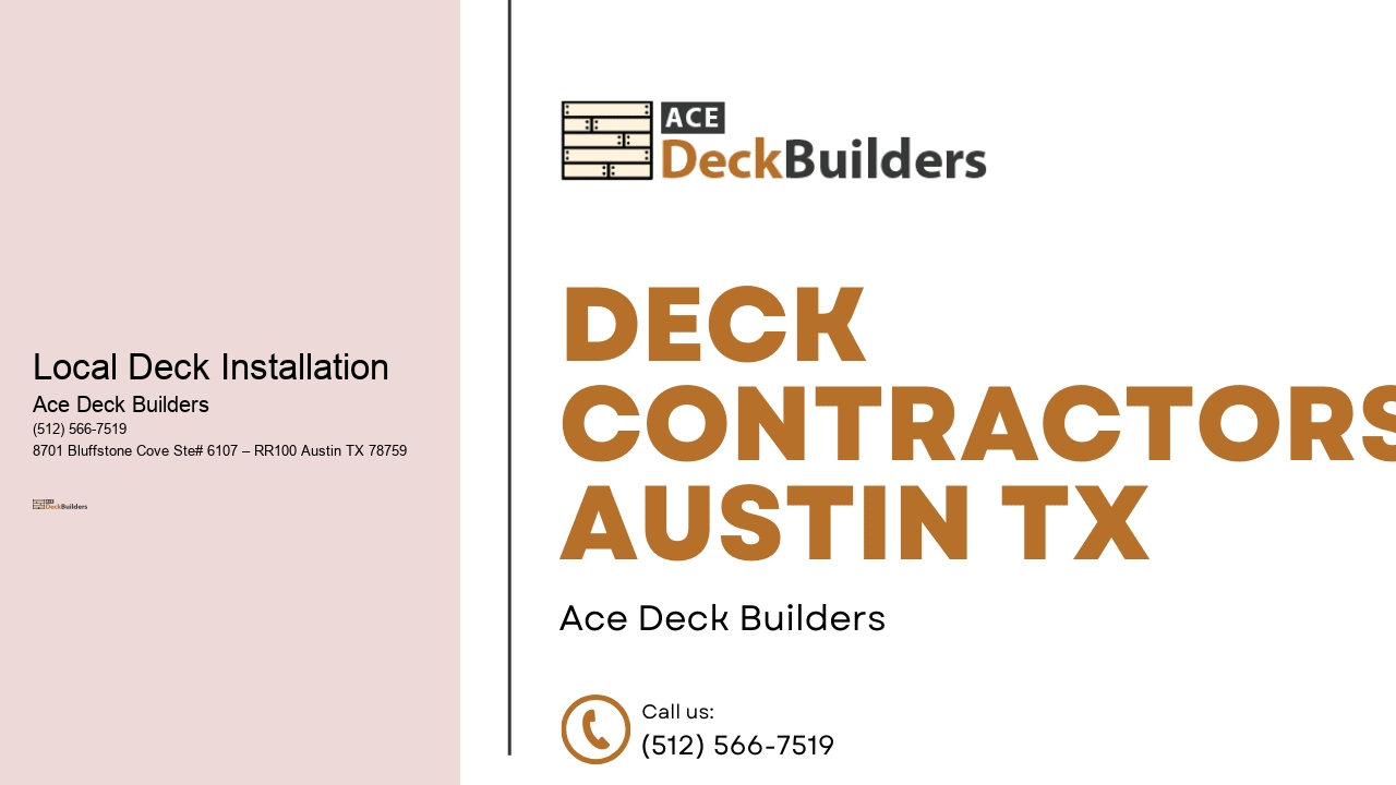 Local Deck Installation 