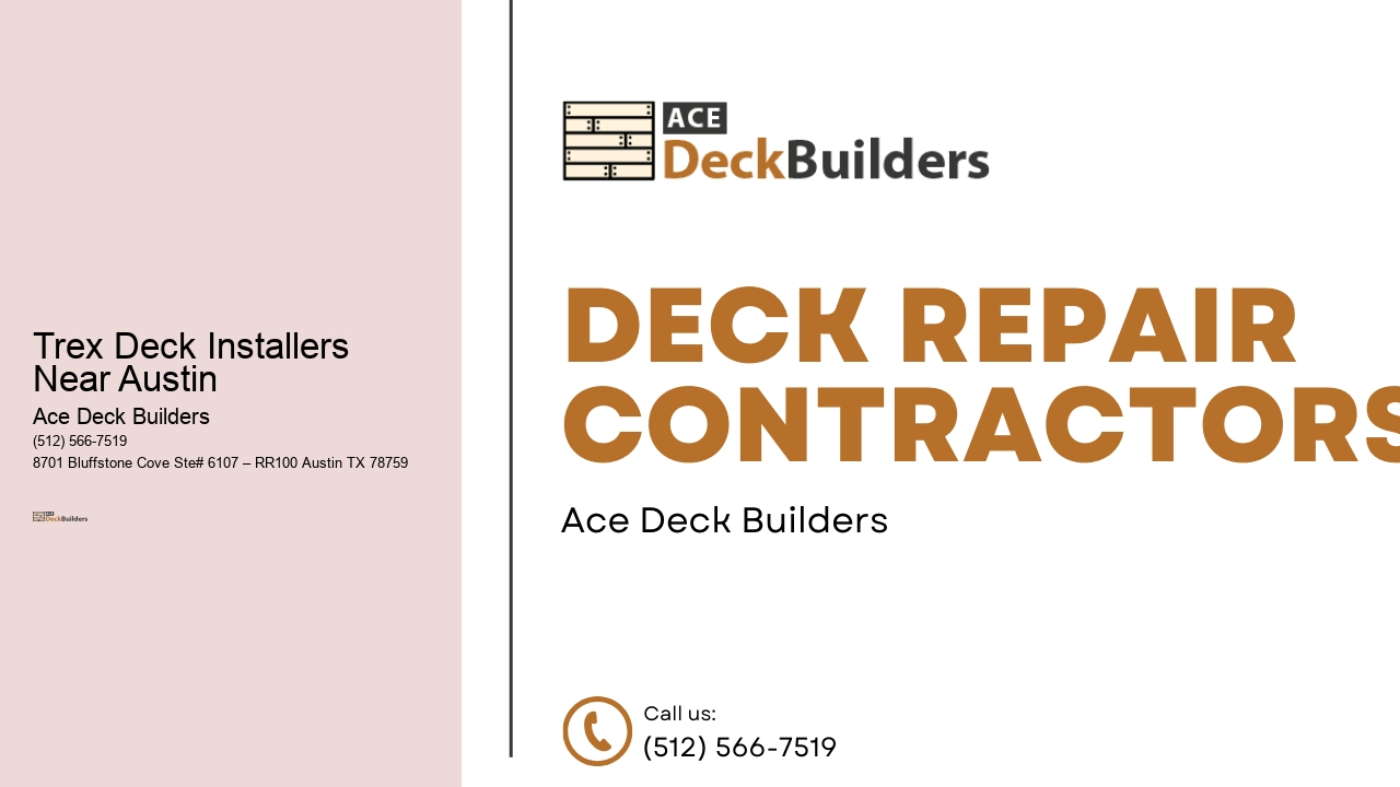 Trex Deck Installers Near Austin 