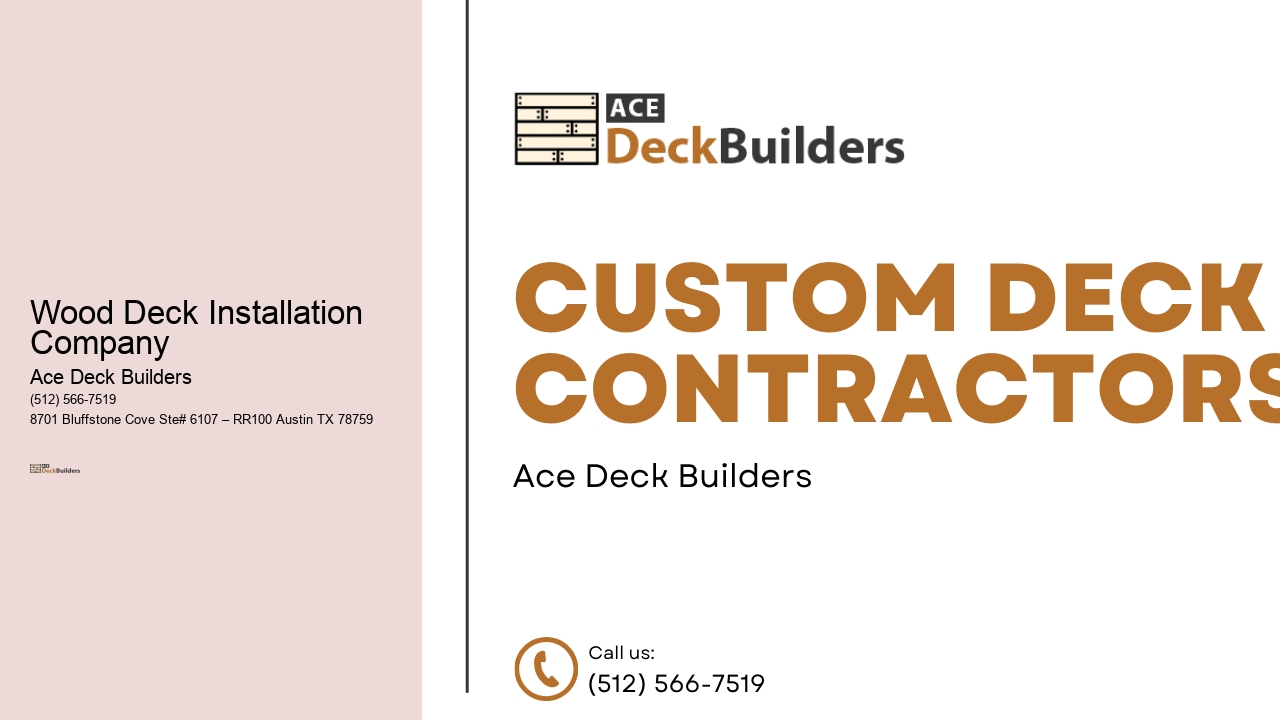 Wood Deck Installation Company